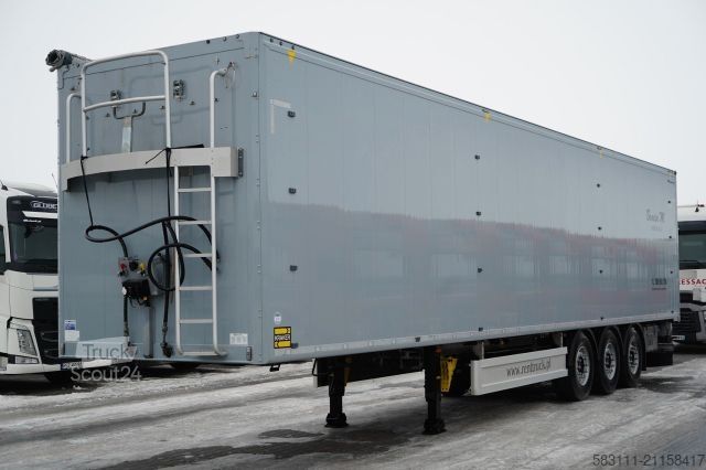 Návěs s pohyblivou podlahou KRAKER WALKING FLOOR / RUCHOMA POD?OGA / 90 M3 / O? POD