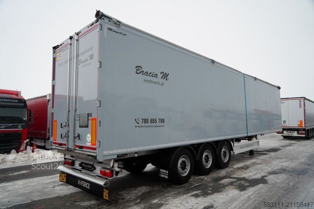 Návěs s pohyblivou podlahou KRAKER WALKING FLOOR / RUCHOMA POD?OGA / 90 M3 / O? POD