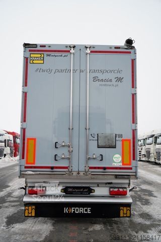 Návěs s pohyblivou podlahou KRAKER WALKING FLOOR / RUCHOMA POD?OGA / 90 M3 / O? POD