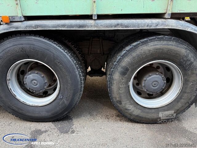 Veicolo di aspirazione MAN 33.414 6X4 Steel springs, RVS tank