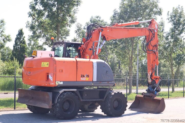 Radbagger Hitachi ZX140W-3 | ROTOTILT & BUCKET | DUTCH MACHINE