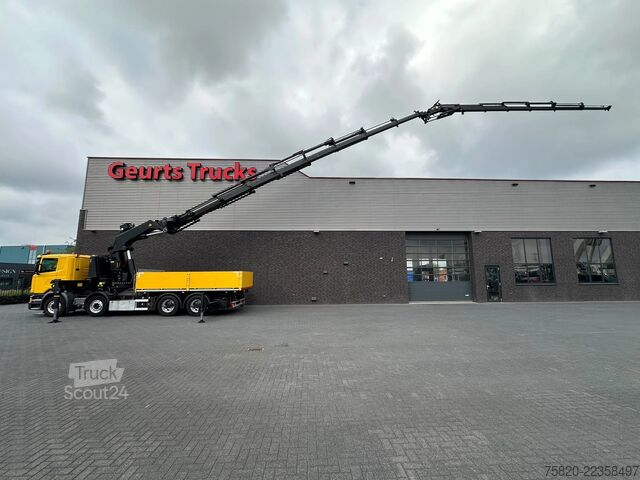 Kranbil Scania G450 8X4 BAKWAGEN + PALFINGER PK 110002 = JIB P...