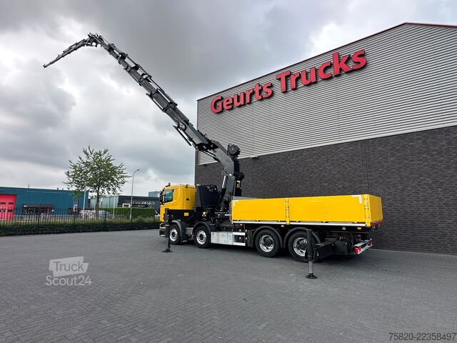 Kranbil Scania G450 8X4 BAKWAGEN + PALFINGER PK 110002 = JIB P...
