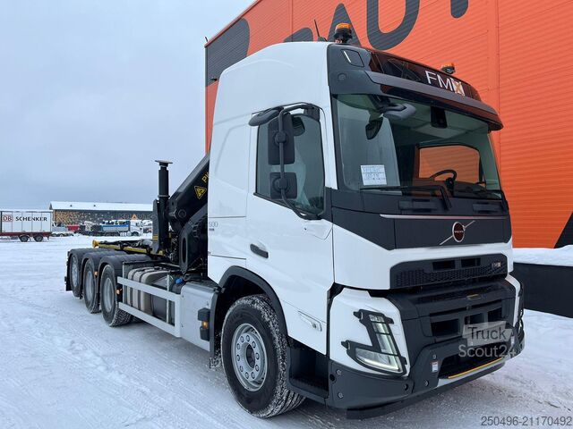 Açık gövde Volvo FMX 500 8x4*4 PK 33002 / PALFINGER HT 22 ton / ...
