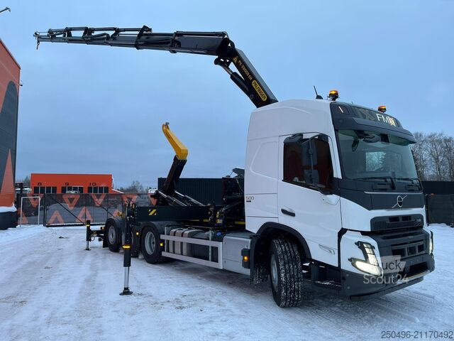 Açık gövde Volvo FMX 500 8x4*4 PK 33002 / PALFINGER HT 22 ton / ...