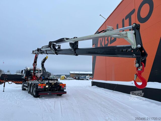 Öppen kropp MAN TGS 35.480 8x4*4 FASSI F275 / HYVALIFT 26 ton /...