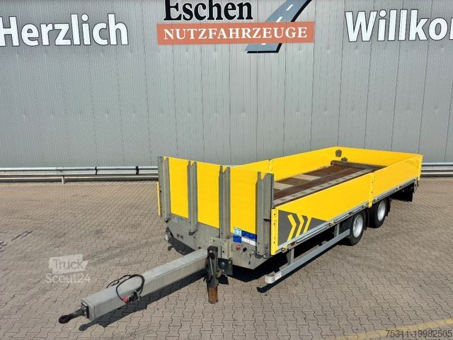 Open aanhangwagen MÜLLER-MITTELTAL GR-TA 18 Pritsche*Container*TwistLock*Kamera*TOP