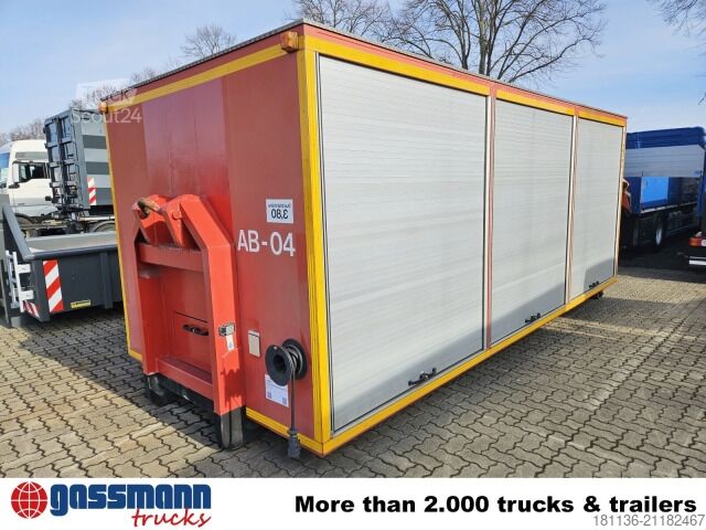Roll-off container  Abrollcontainer/Abrollbehälter Sonderlöschmittel
