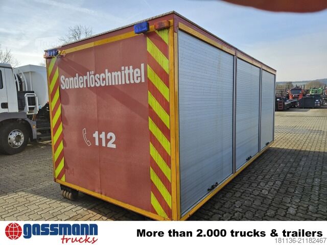 Roll-off container  Abrollcontainer/Abrollbehälter Sonderlöschmittel