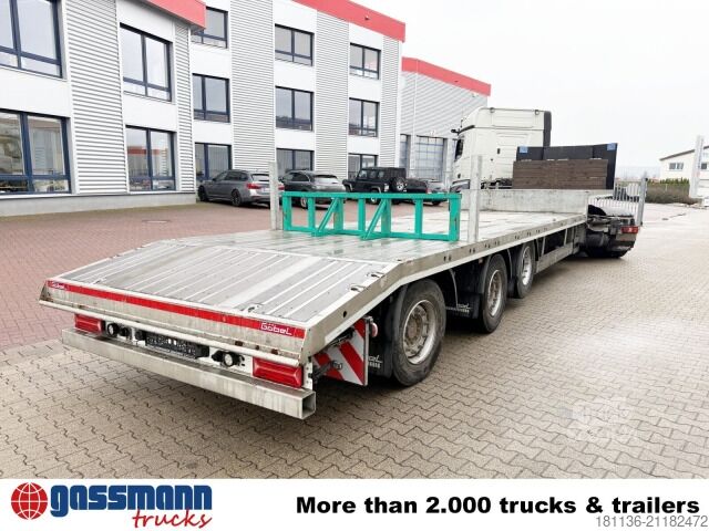 Semirimorchio ribassato  Göbel LPRS 24, 3-A-Tieflader, Verzinkt,