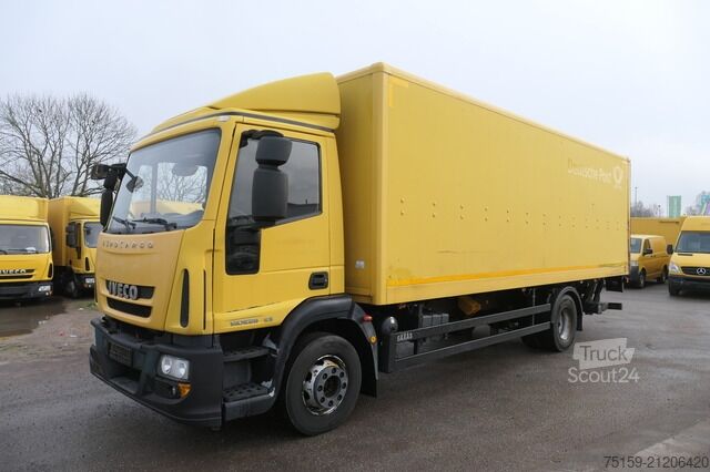 Box truck iveco EuroCargo ML 140 E28/P AHK Koffer 7,00x2,44x1,98
