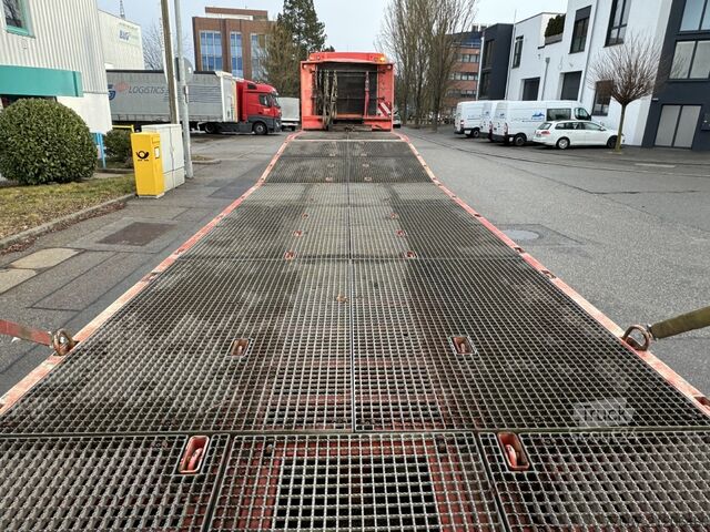 Tieflader-Sattelauflieger Rapmen Hubbett Meusburger MTS-3 hydr.klapp-Rampen Hebebett Lenkach