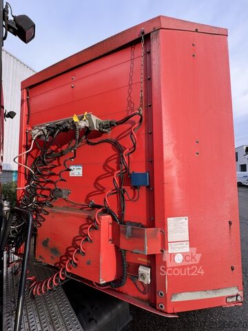 Tieflader-Sattelauflieger Rapmen Hubbett Meusburger MTS-3 hydr.klapp-Rampen Hebebett Lenkach