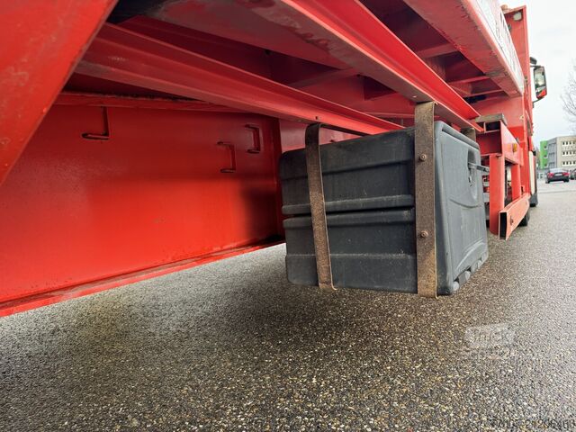 Tieflader-Sattelauflieger Rapmen Hubbett Meusburger MTS-3 hydr.klapp-Rampen Hebebett Lenkach