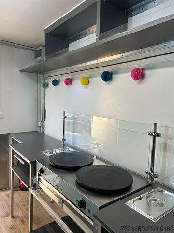 Imbissanhänger für Crepes-Verkauf  VKE 370 Kubus-Line