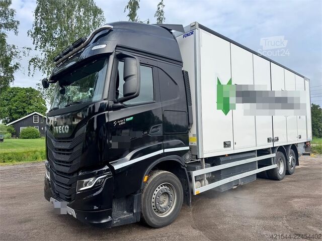 куфар Iveco S-WAY 460 6x2 Box Truck with Full Side Opening – C