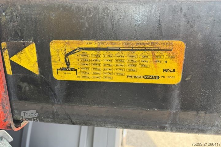 Grue montée sur camion Mercedes-Benz Econic 1828 4x2 PK16502 / Swiss-Vehicle