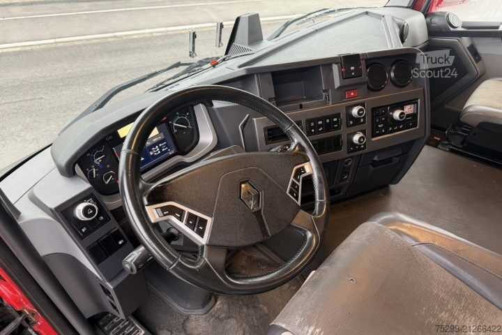 Platós teherautó ponyvával Renault T460 4x2 Plane/HB / Swiss-Vehicle