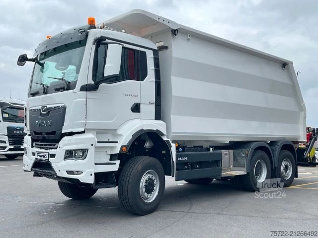 Faanyagszállító MAN TGS 28.480 6x4-4 Kran EPSILON Q170L115 MULDE