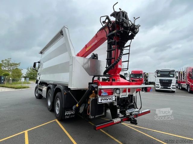 Faanyagszállító MAN TGS 28.480 6x4-4 Kran EPSILON Q170L115 MULDE