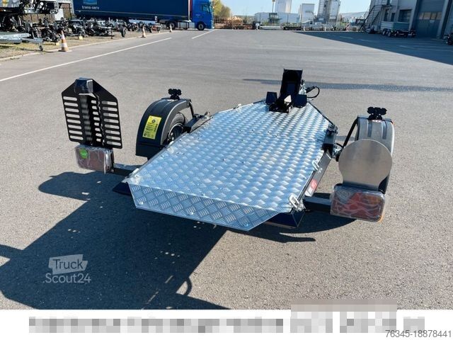 Motociklų priekaba LORRIES MT-1 Motorrad Anhänger Absenkbar Faltbar