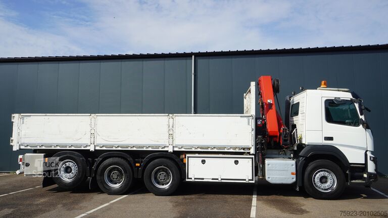 Vrachtwagen met kraan Volvo FMX 460 8X4 OPEN BOX WITH HIAB X-HIPRO 232 E-3 ...