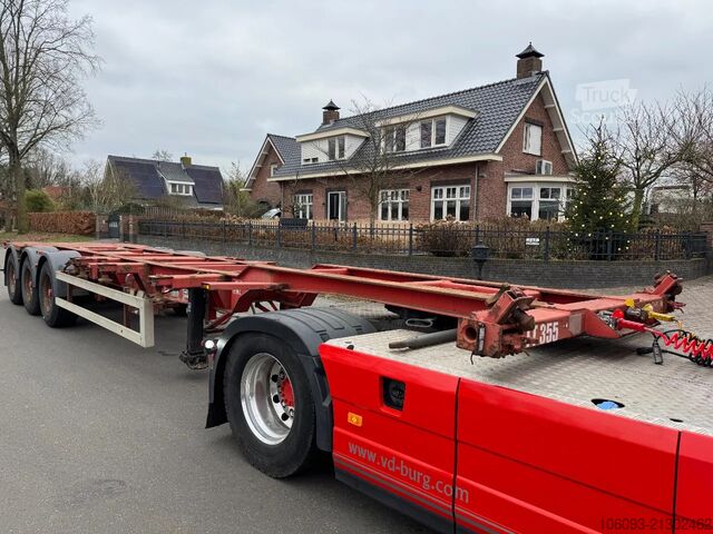 Transport de conteneurs HFR 3 ass cont. chassis