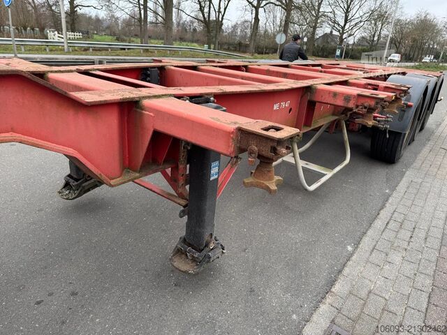 Transport de conteneurs HFR 3 ass cont. chassis