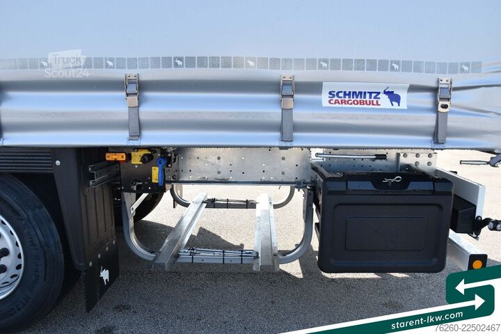 Auflieger mit Pritsche & Plane SCHMITZ CARGOBULL Coils - Mulde 9m Palka Liftachse XL Zert. MIETE