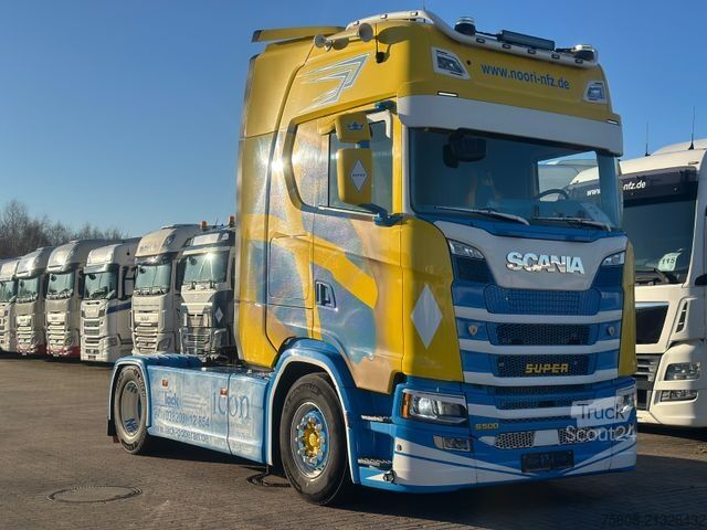 Standardowy ciągnik siodłowy SCANIA S500 Xenon Retarder Standklima LED ACC