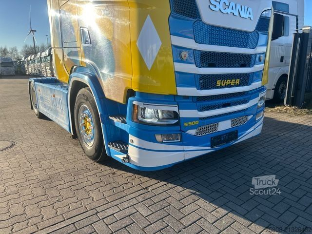 Standardowy ciągnik siodłowy SCANIA S500 Xenon Retarder Standklima LED ACC