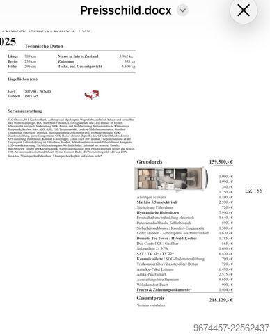 Integrált lakóautó Mercedes-Benz ML I 780