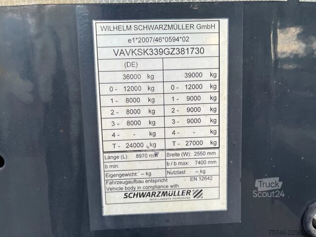 Самосвал Schwarzmüller 3-Achs HARDOX SANH*24 m³*2 x LIFTACHSE!