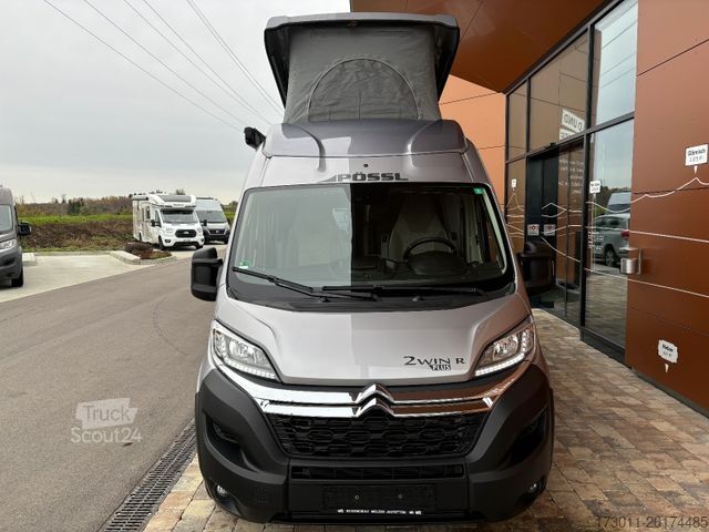 Τροχόσπιτο αυτοκινούμενο PÖSSL 2Win R Plus 165 PS Aufstelldach Markise Navi