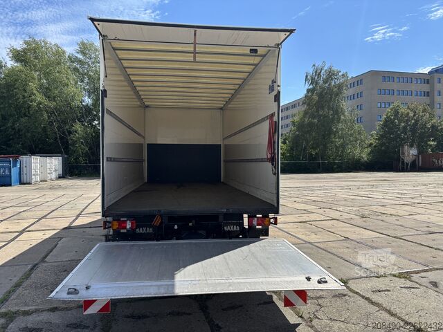 Kuljetusauto umpikorilla / takalaitanostimella, vetokoukulla, ilmastoinnilla MAN TGL 8.190 BL, Autom.