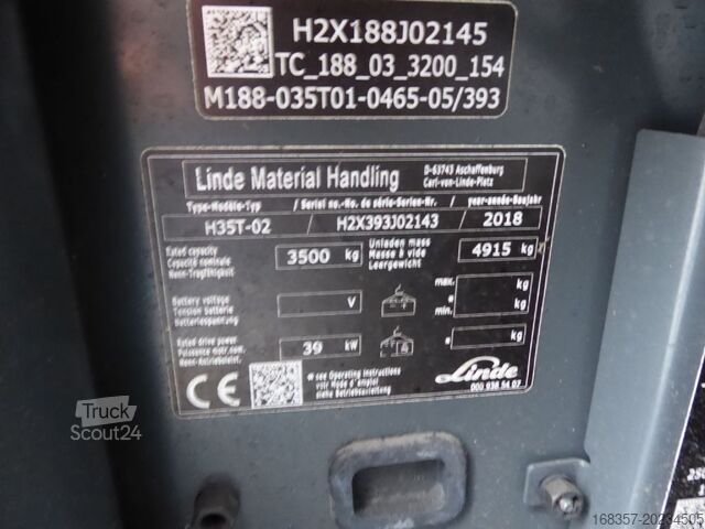 Frontstapler Linde H35T-02