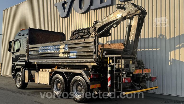 Самосвал с краном MAN TGS