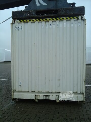 Caroserie interschimbabilă cu structură tip box Wechselbrücke Container auf Stelzen BDF 7,45m Rolltor Rolltor SOFORT VERFÜGBAR