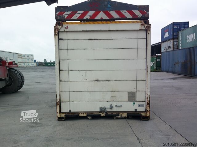 Wechselbrücke mit Kofferaufbau Wechselbrücke Container auf Stelzen BDF 7,45m Rolltor Rolltor SOFORT VERFÜGBAR