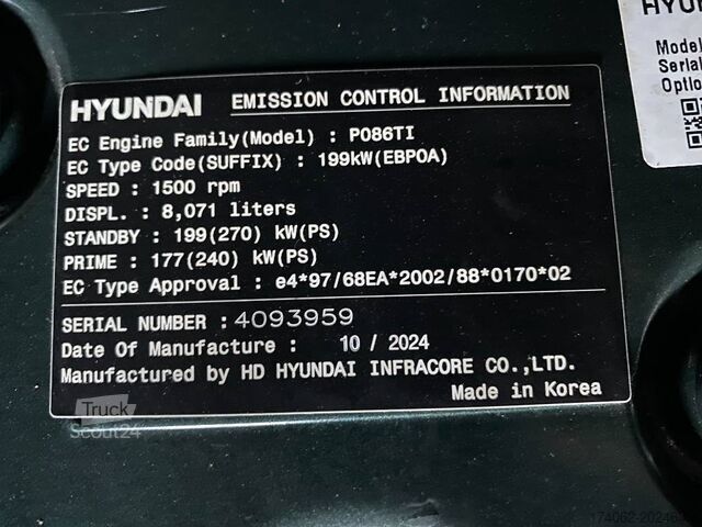 Agregat Hyundai P086TI - 220 kVA Generator - DPX-19852