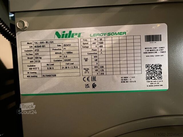 Agregat Hyundai P086TI - 220 kVA Generator - DPX-19852