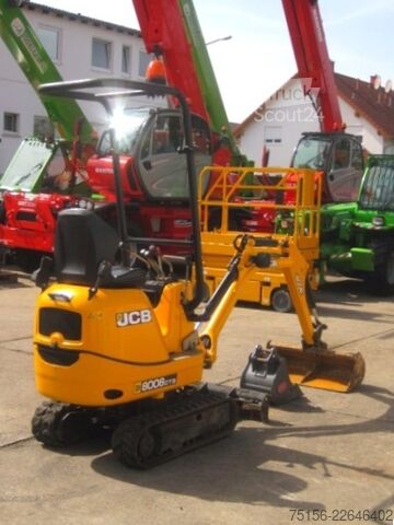 Miniexcavadora JCB 8008 * 2x Löffel * * Verstellfahrwerk *