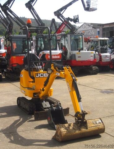 Miniexcavadora JCB 8008 * 2x Löffel * * Verstellfahrwerk *