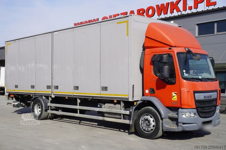 Caja DAF LF 19.320 / 22 EPAL box / 130 tho. km