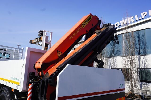 Plataforma con grúa Renault C380 / 6x4 / HDS Palfinger PK 18002-EH 6