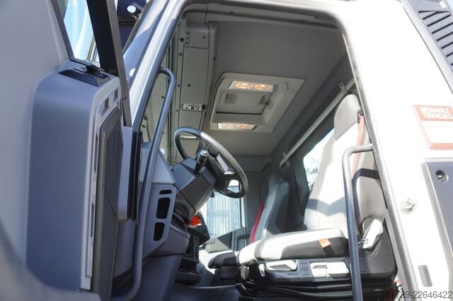Plataforma con grúa Renault C380 / 6x4 / HDS Palfinger PK 18002-EH 6
