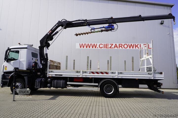 Plataforma con grúa Mercedes-Benz Arocs 1833 4x2 / 60 tho. km! / HIAB