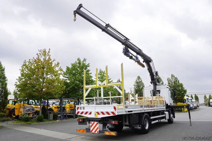 Plataforma con grúa Mercedes-Benz Arocs 1833 4x2 / 60 tho. km! / HIAB