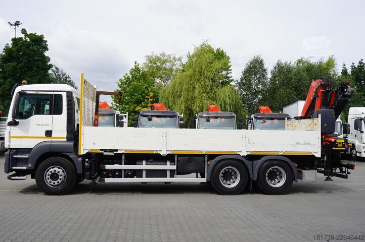 Plataforma con grúa MAN TGS 26.420 6x4 / Fassi F215A.2.24
