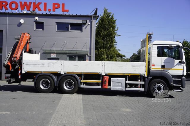 Платформа с кран MAN TGS 26.420 6x4 / Fassi F215A.2.24